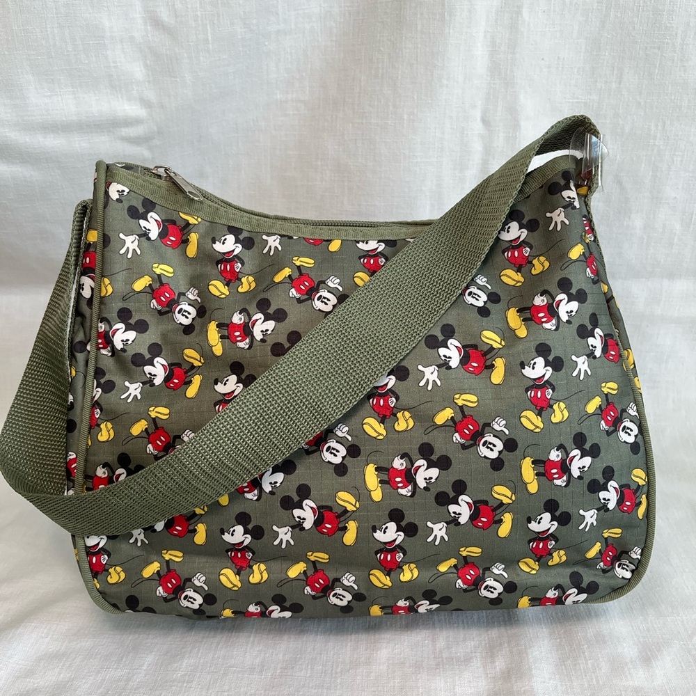 Disney Olive Mickey Mouse Shoulder Bag